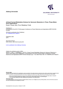 A Smart Current Modulation Scheme for Harmonic Reduction in Three