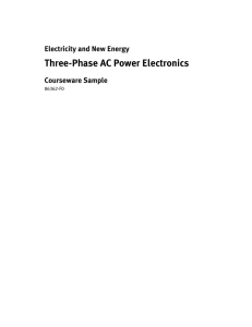 Electricity and New Energy - Three-Phase AC Power - Lab-Volt