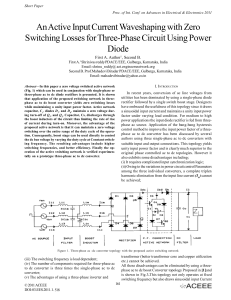An Active Input Current Waveshaping with Zero Switching Losses for