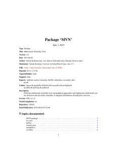 MVN-package