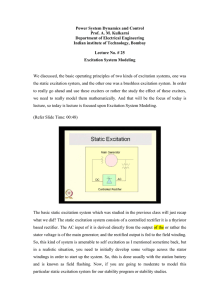 Power System Dynamics and Control Prof. A. M. Kulkarni