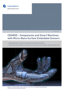 COSMOS - Components and Smart Machines