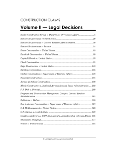 Volume II — Legal Decisions