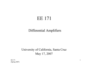 EE 171 - University of California, Santa Cruz