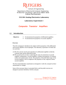 Composite Transistor Amplifiers