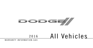 2016 Dodge Generic Warranty