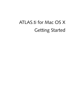 ATLAS.ti for Mac OS X