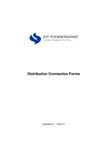 Distribution Connection Forms