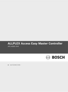 ALLPLEX Access Easy Master Controller