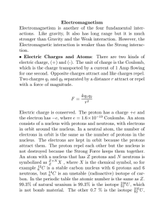 Electromagnetism Electromagnetism is another of the four