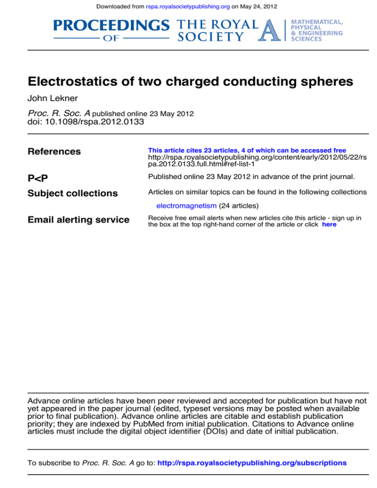 electrostatics-of-two-charged-conducting-spheres