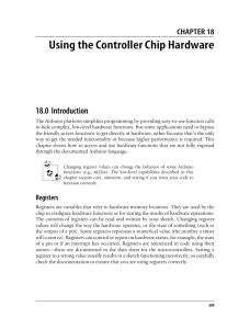 Arduino Cookbook