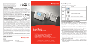 User Guide - Honeywell