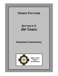 Dip Tanks - Municipality of Morris