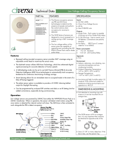 Technical Data - Horton Controls Group