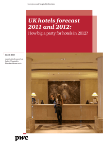 UK hotels forecast: 2011 and 2012