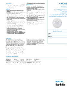Controls Low Voltage Sensor CMS-2015