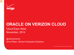 oracle on verizon cloud - SYS