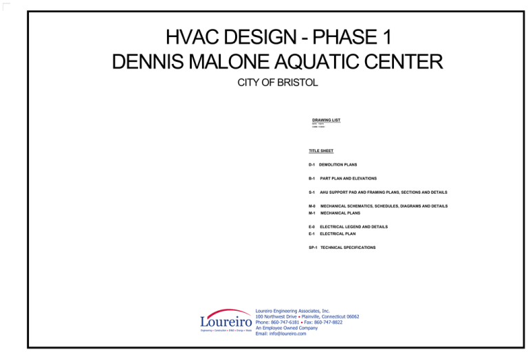 2C16010 Drawings 11CB501 BRISTOL AQUATIC