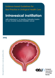 Intravesical instillation - Nurses
