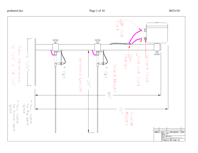ProbeTrol Manual Waddington Electronics Inc.