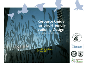 Resource Guide for Bird-friendly Building Design
