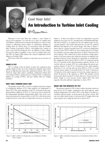 "An Introduction to Turbine Inlet Cooling," authored by Avalon