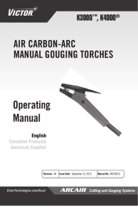 Operating Manual - Victor Technologies