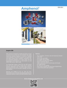 Amphe-309 Datasheet - Amphenol Industrial