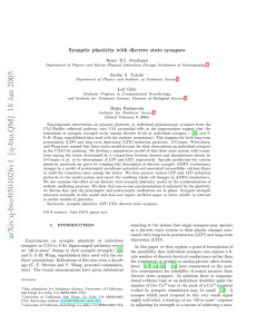 arXiv:q-bio/0501026v1 [q-bio.QM] 18 Jan 2005