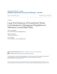 Long-Term Response of Groundwater Nitrate Concentrations to