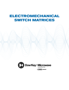 electromechanical switch matrices - Dow-Key