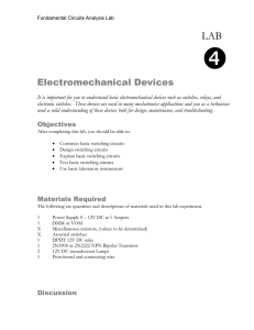 Electromechanical Devices (Mechatronics - create