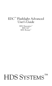 EDC Flashlight Advanced User`s Guide