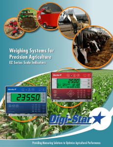 Weighing Systems for Precision Agriculture - Digi-Star