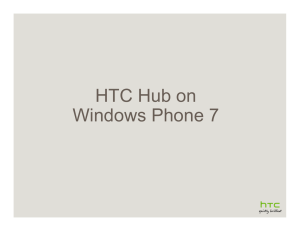 HTC Hub on Windows Phone 7