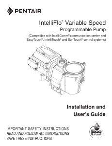 IntelliFlo® Variable Speed