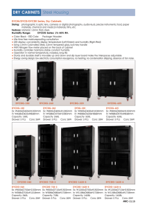 Steel Housing DRY CABINETS
