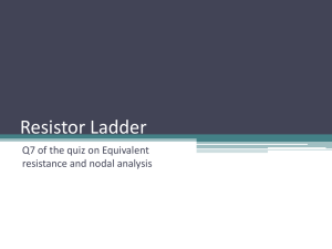 Resistor Ladder