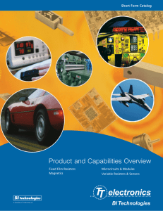 Product and Capabilities Overview