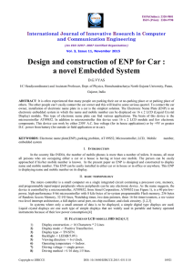 Design and construction of ENP for Car : a novel