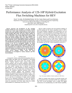 Performance Analysis of 12S-10P Hybrid