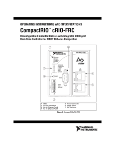 cRIO Manual