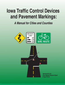 Iowa Traffic Control Devices and Pavement Markings
