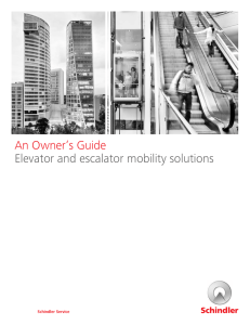 An Owner`s Guide Elevator and escalator mobility