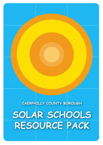Solar schools resource pack - Bridgend Environmental Education