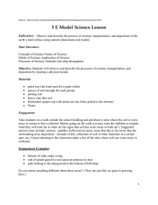 5 E Model Science Lesson