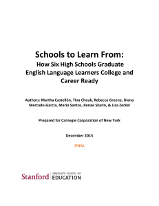 Schools to Learn From - Understanding Language