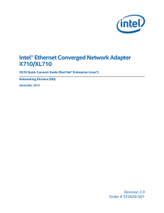 Intel® Ethernet Converged Network Adapter X710/XL710