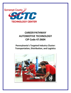 auto body/collision and repair - Somerset County Technology Center